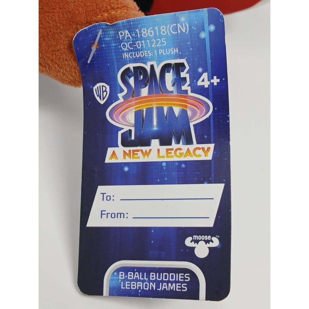 Space Jam‎ A New Legacy LeBron James Tune Squad Official Collectible Plush New - Picture 7 of 11